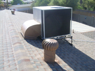 Mesa roofing company careful of existing roof hardware