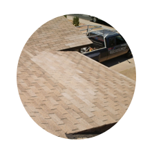 Picture of a recent shingle roofing project in Glendale by the Arizona Roof Rescue team