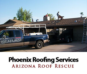 Roofing services in phoenix by Arizona Roof Rescue