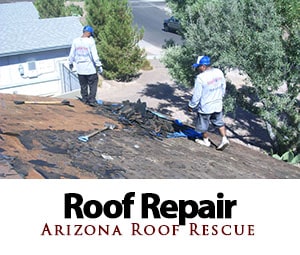 Roof Repair Services offered by the professionals at Arizona Roof Rescue