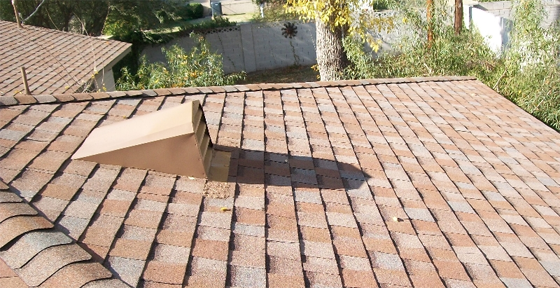 Picture of a recent Mesa roof repaired by Arizona Roof Rescue
