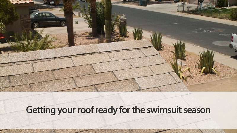 Getting your roof ready for the summer.