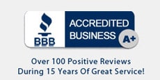 Better Business Bureau A+ accredited roofing company in Cave Creek