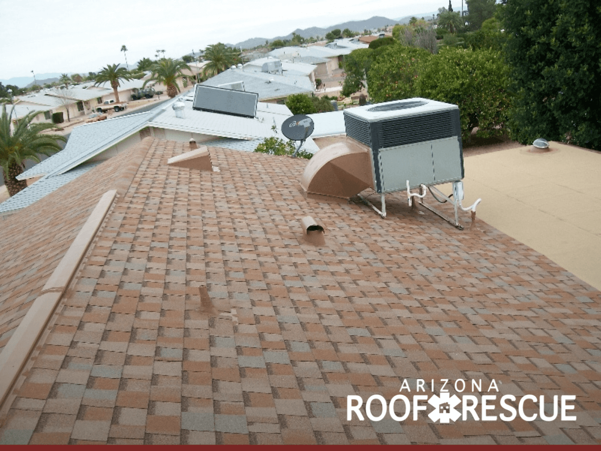 Energy efficient Arizona roof installed by Arizona Roof Rescue